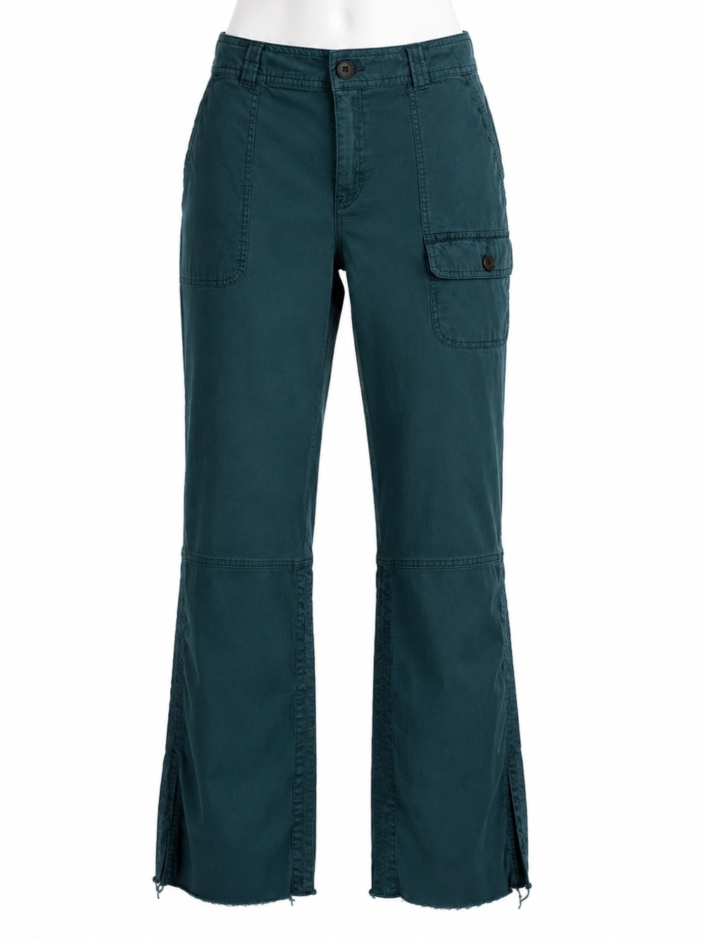 Size 10‎ Woolrich Women’s Cargo Hiking Utility Travel Outdoor Pants Green